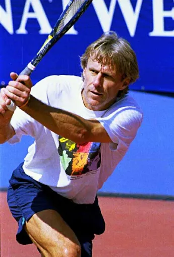 Die Legende ist zurück: Björn Borg bei der Champions Trophy 2007 in Frankfurt Bild: Die Legende ist zurück: Björn Borg bei der Champions Trophy 2007 in Frankfurt