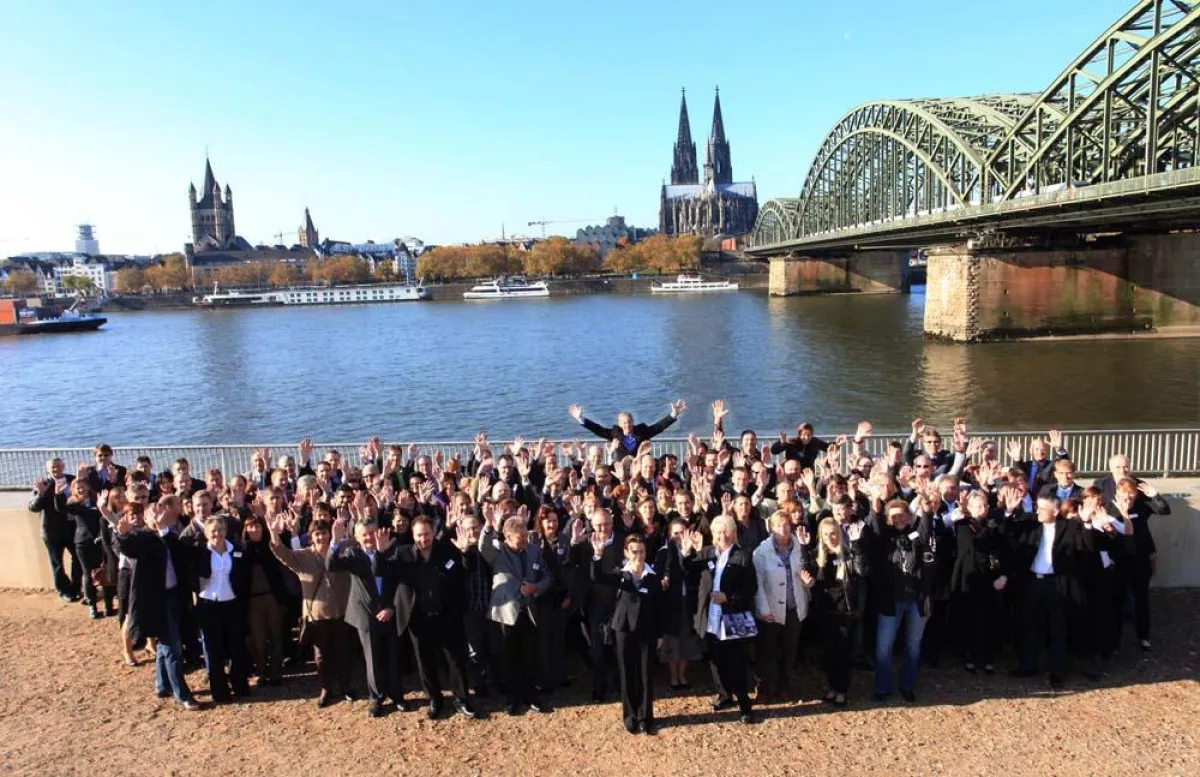 Mehr als 200 Partner und Lieferanten kamen zum 10. Küche&Co Franchisetag nach Köln.