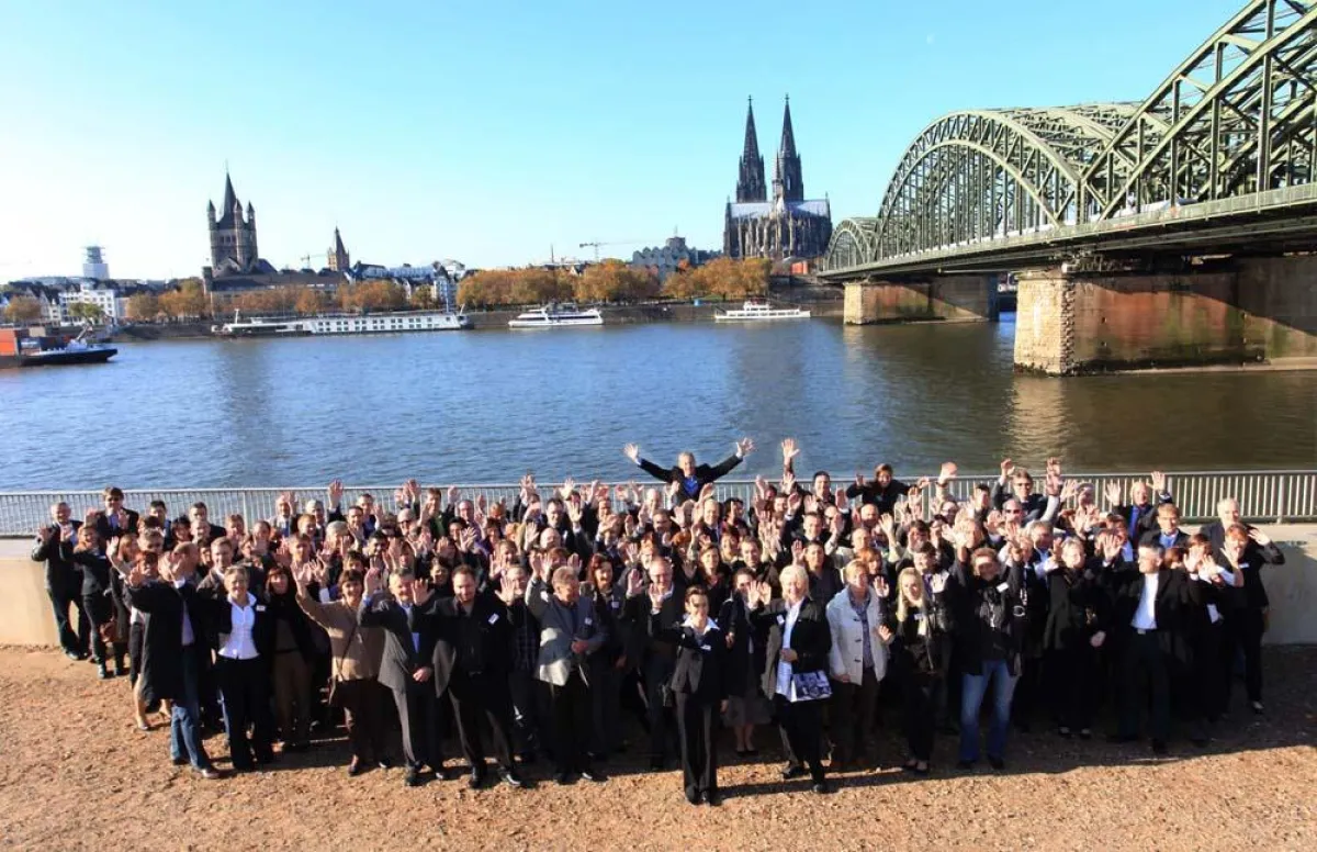 Mehr als 200 Partner und Lieferanten kamen zum 10. Küche&Co Franchisetag nach Köln.