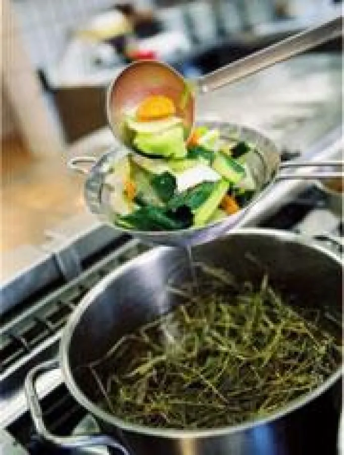 Auch in der Küche geht es um Heu