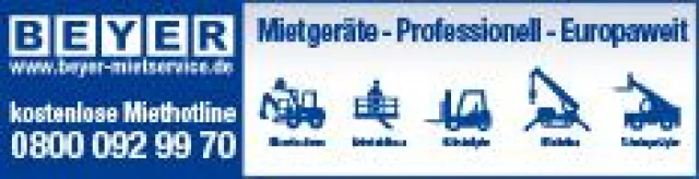 Kompakte Krantechnik – Beyer-Mietservice KG auf der Bauma 2016 Bild: Kompakte Krantechnik – Beyer-Mietservice KG auf der Bauma 2016