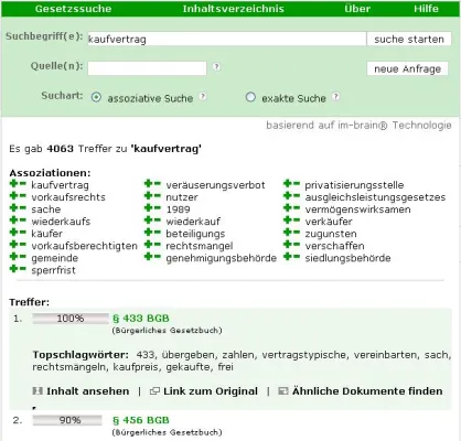 Bild: Gesetze online suchen und einfach finden