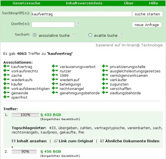Bild: Gesetze online suchen und einfach finden