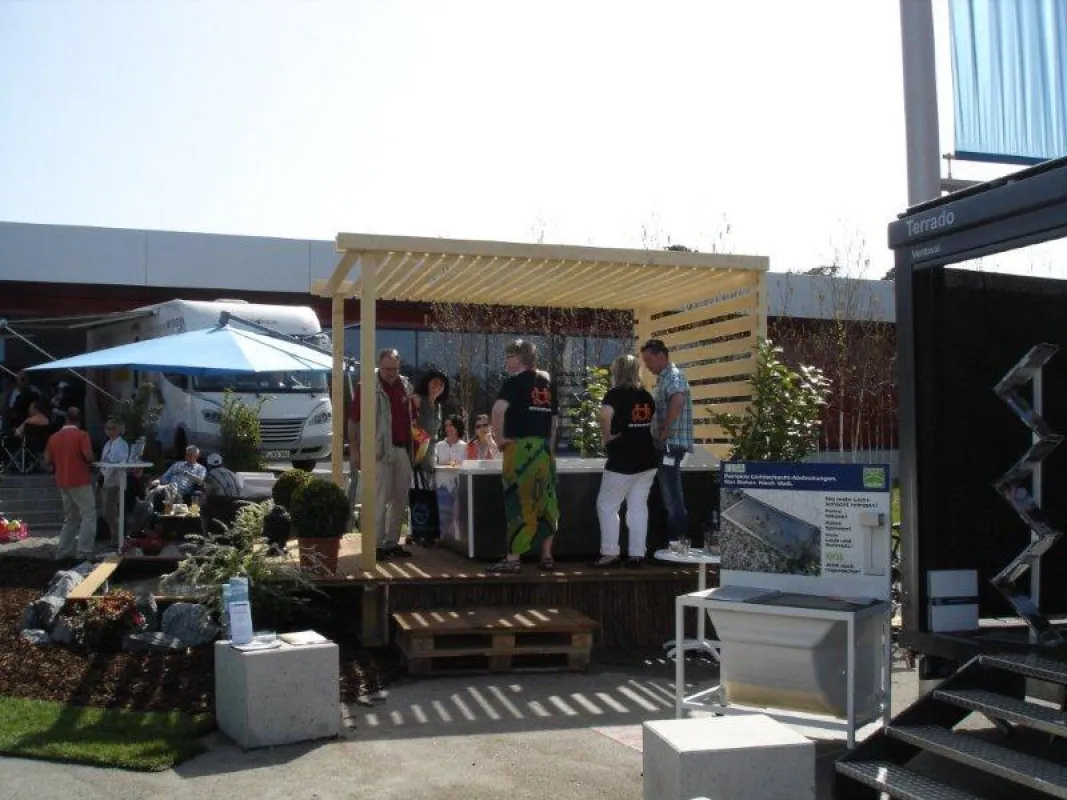 Messestand mit BARCELONA
