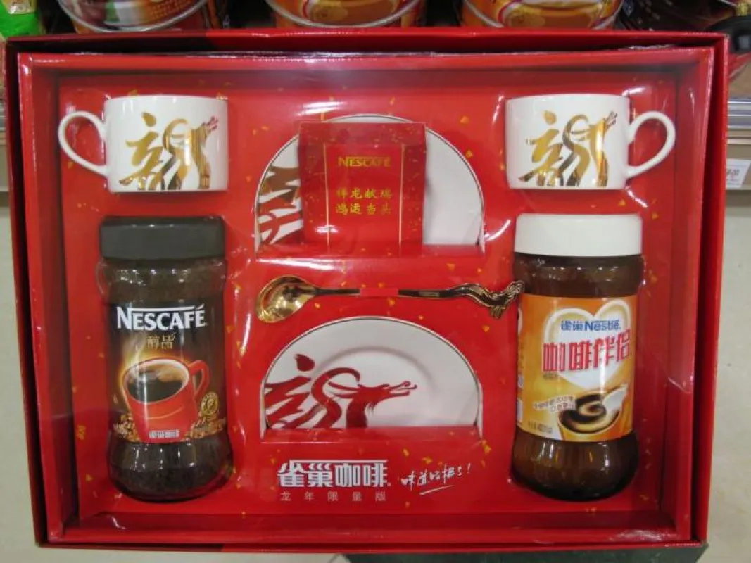 Nescafé Geschenkpackung in China. © at