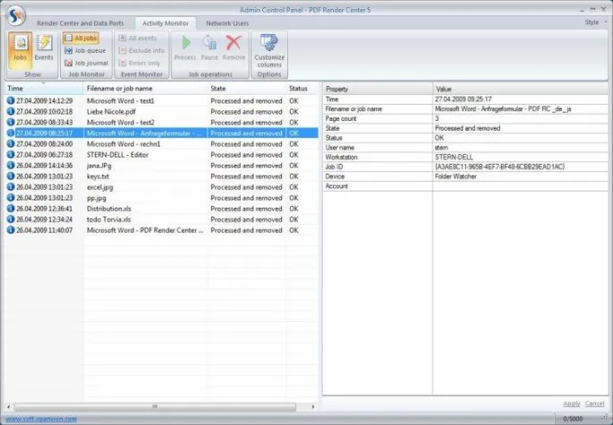Bild: PDF Render Center 5 - die Unternehmenslösung für das Dokumenten-Management auf Basis von PDF