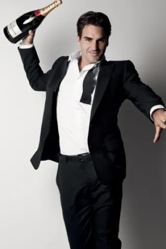 Bild: Roger Federer wird neuer Markenbotschafter von Moët & Chandon