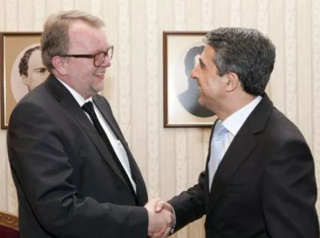 Bild: Bulgariens Staatspräsident würdigt deutsche Stiftungen