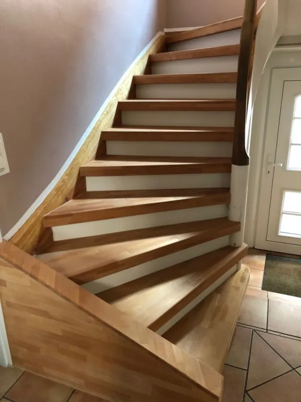 Treppenrenovierung Flexistep Buche