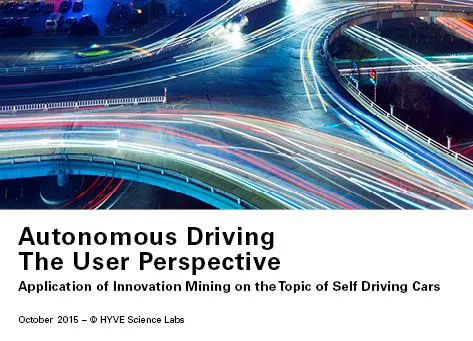 Bild: Autonomous Driving: Studie eröffnet neue Perspektiven