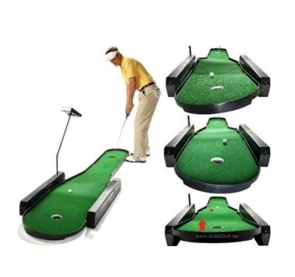 Bild: dublisGolf # 06/08 - X-MAS Indoor Golf auf der PUTTING CHALLENGE® gegen des Golfers Winter Blues