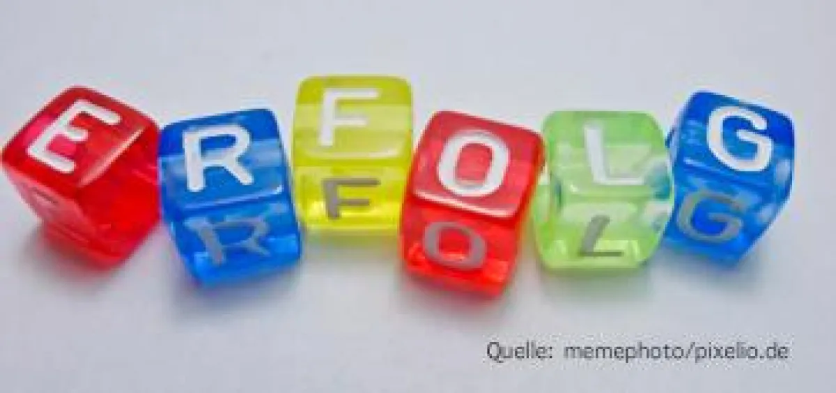 Der Erfolg besteht aus vielen Bausteinen.