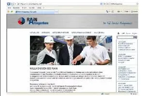 Bild: RAiN-Anlagenbau.de goes online