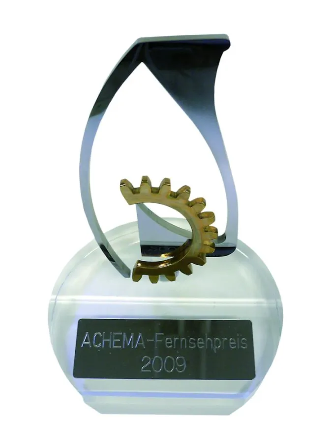 Der ACHEMA-Fernsehpreis 2009 ging an Ruth Omphalius. Einsendeschluss für 2012 ist am 16.01.2012