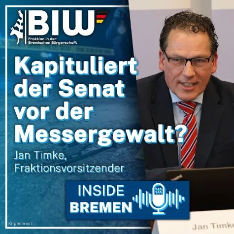 INSIDE BREMEN: 670 Messerangriffe - Kapituliert Bremen vor der Messergewalt? Bild: INSIDE BREMEN: 670 Messerangriffe - Kapituliert Bremen vor der Messergewalt?