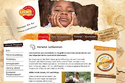 Lichtzeichen für Afrika mit Euroweb Bild: Lichtzeichen für Afrika mit Euroweb