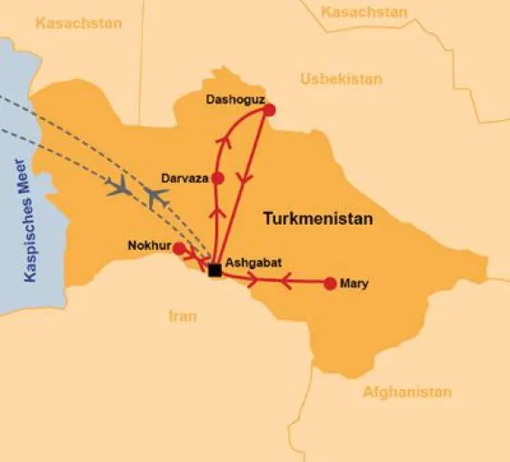 Ein Reiseexperiment – Turkmenistan mit Travel & Personality Bild: Ein Reiseexperiment – Turkmenistan mit Travel & Personality