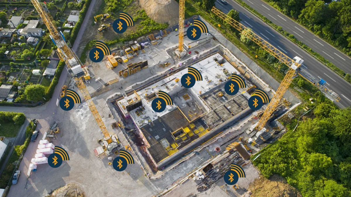 Werkzeug auf der Baustelle mit Bluetooth Beacons überwachen