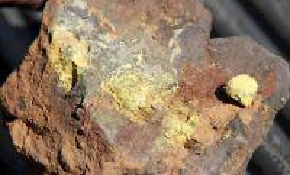 Uranerz; Foto: Global Atomic Corp.