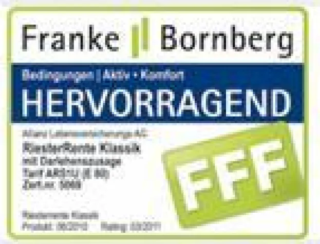 Bild: Bestnoten für Allianz RiesterRente und Allianz BasisRente