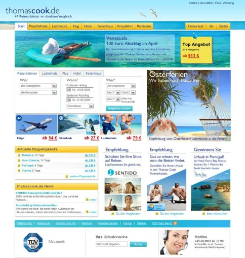 Bild: Hi-Media marschiert mit 4 Mio. Unique Usern auf Platz 2 der Reise-Kombinationen