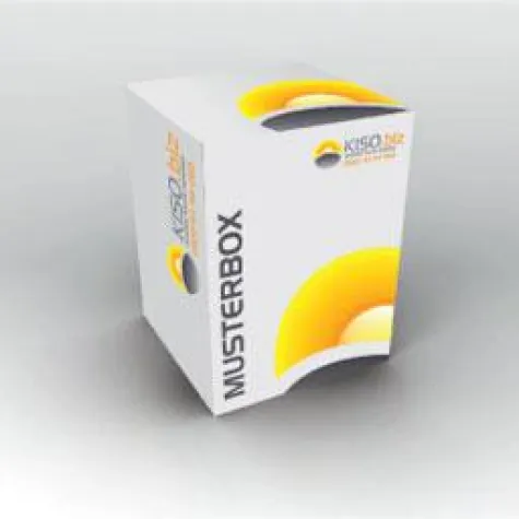 Bild: Musterboxversand für die Plissees „Sonnenschein“ bei KISO.biz