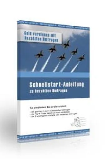 Geld verdienen mit bezahlten Umfragen – Gratis eBook zeigt wie Bild: Geld verdienen mit bezahlten Umfragen – Gratis eBook zeigt wie