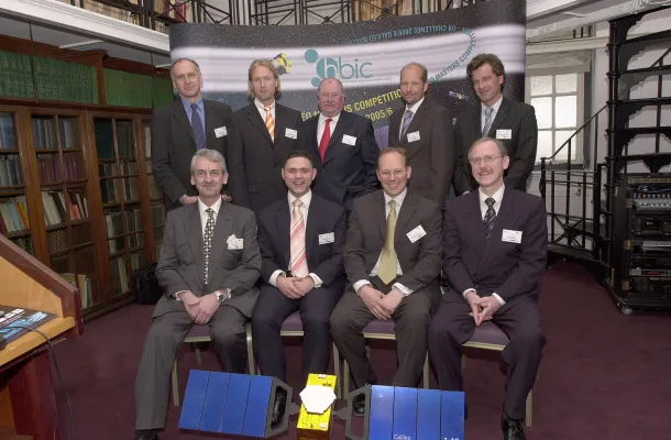 Bild: Billing Components AG mit dem GALILEO Masters auf der Systems 2005: Vortrag 'Aus Ideen werden Einnahmen – Abrechnung von GALILEO-Diensten'