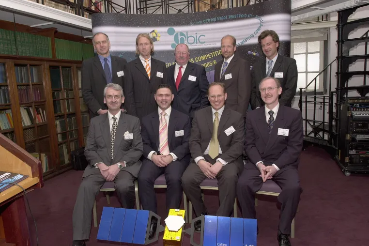 Bild: Billing Components AG mit dem GALILEO Masters auf der Systems 2005: Vortrag 'Aus Ideen werden Einnahmen – Abrechnung von GALILEO-Diensten'
