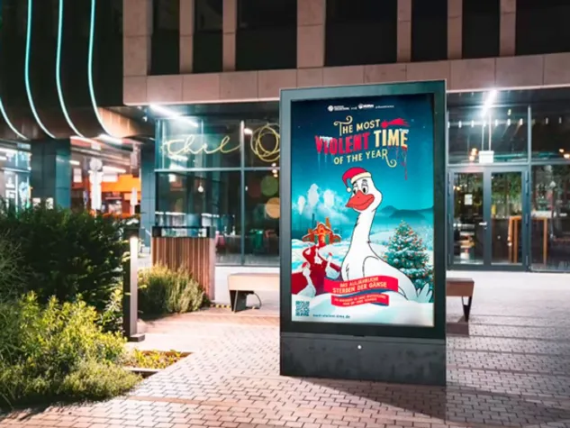 Bild: Im Mittelpunkt der "The Most Violent Time Of The Year"-Kampagne steht Fibi