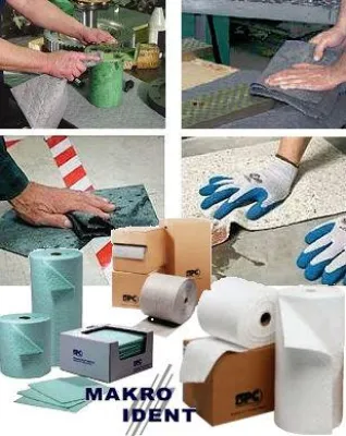 Bild: Wischtuchrollen für Öl, Chemikalien, Säuren und andere Flüssigkeiten