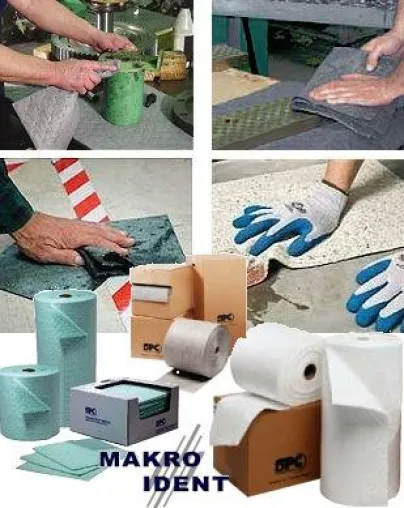 Bild: Wischtuchrollen für Öl, Chemikalien, Säuren und andere Flüssigkeiten