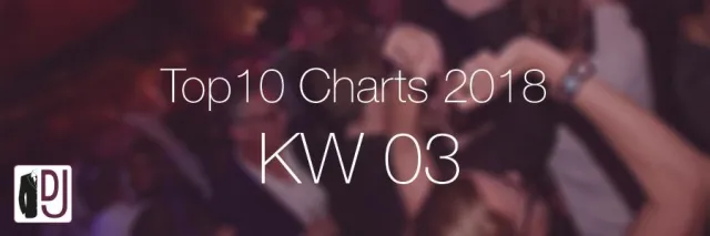 Bild: Aktuelle Top Ten-Charts KW 03/2018