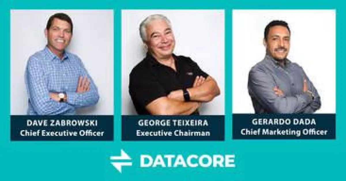 Dave Zabrowski (CEO), George Teixeira (EC), Gerardo A. Dada (CM) c) DataCore