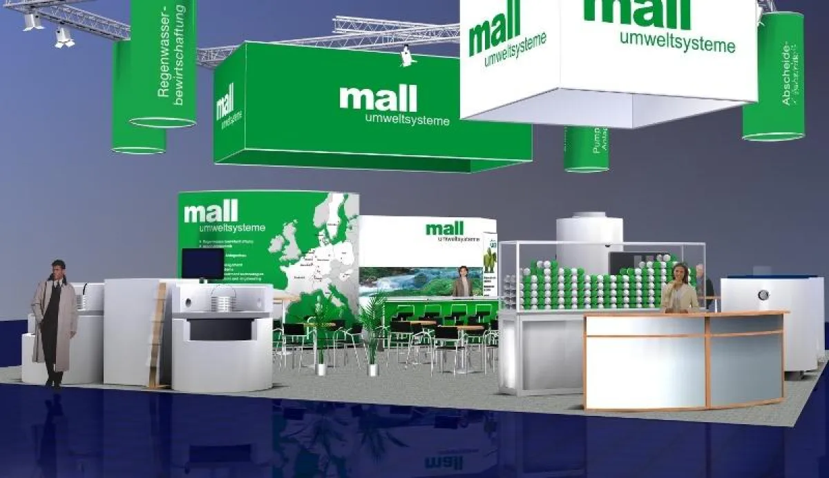 Der Umweltspezialist Mall zeigt auf der IFAT ENTSORGA 2010 Neuentwicklungen aus den Bereichen Regenwasserbewirtschaftung und Abscheidetechnik. (Mall GmbH)