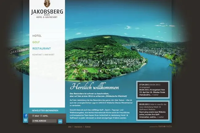 Analoge und digitale Frischekur für das Jakobsberg Hotel- & Golfresort Bild: Analoge und digitale Frischekur für das Jakobsberg Hotel- & Golfresort