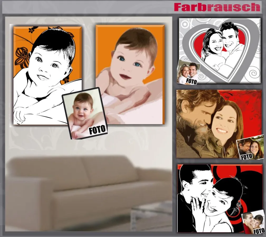 Farbrausch.net - Porträts vom Foto