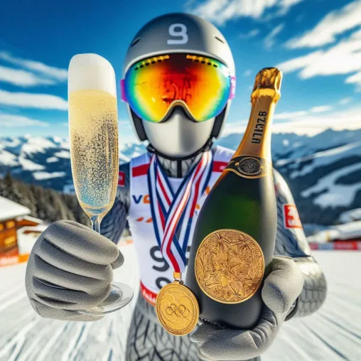 Bild: Stefans im Schlossbauer feiert Gold mit seinen Gästen