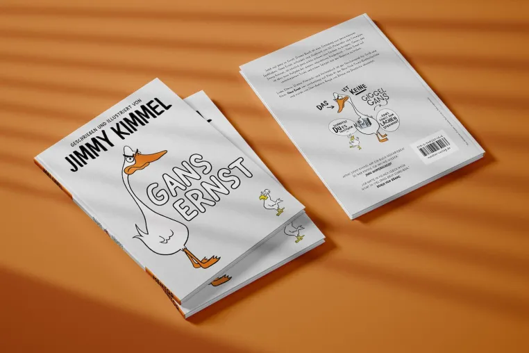 New York Times Bestseller “Gans Ernst” von Jimmy Kimmel erscheint im Mentor Verlag Bild: New York Times Bestseller “Gans Ernst” von Jimmy Kimmel erscheint im Mentor Verlag