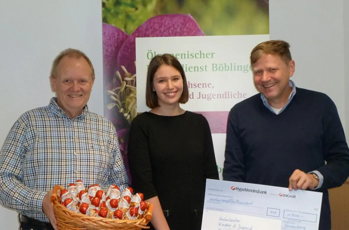 Werner Wundt, Franziska Eckensberger und Wolfgang Schilling (v.l.)