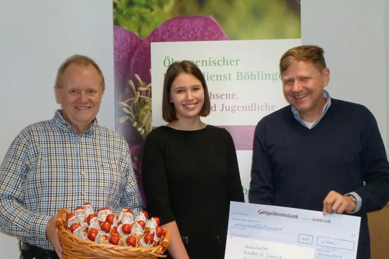 Spende für Kinderhospizdienste Bild: Spende für Kinderhospizdienste