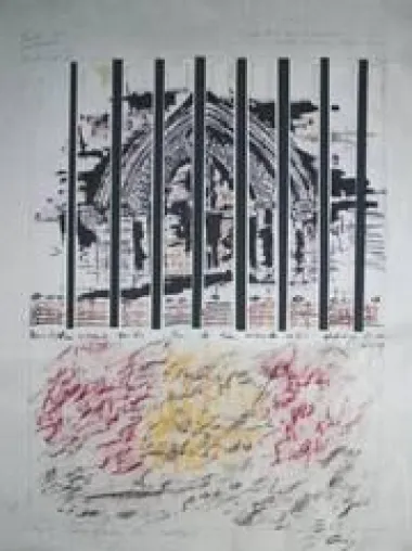 Bild: Kunst trifft Architektur - Grafik-Ausstellung von H. J. Gerung im Kemptener Interieur-Zentrum von Glas Trösch