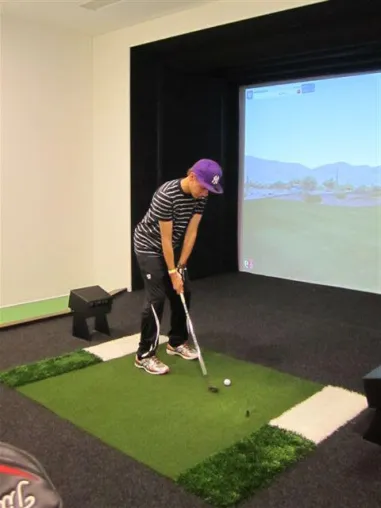 Bild: Golf lernen in der Jugendherberge