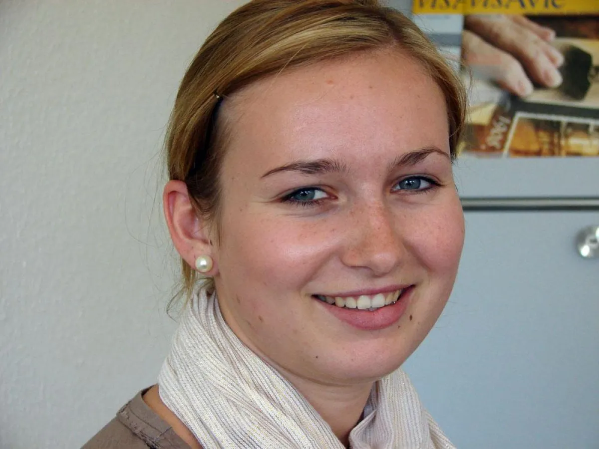Fabienne Eisenmann (21) arbeitet gerne bei der Diakonie.