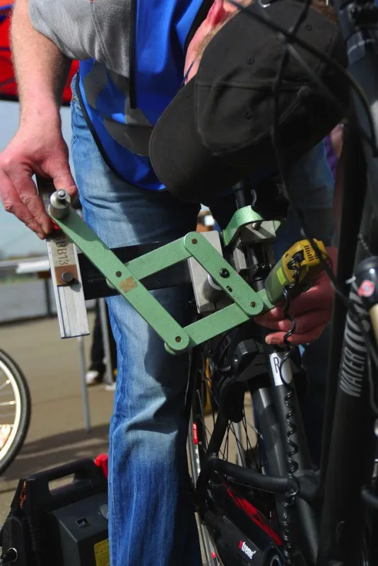 Fahrradcodierung am ADFC Infostand (C) ADFC Düsseldorf