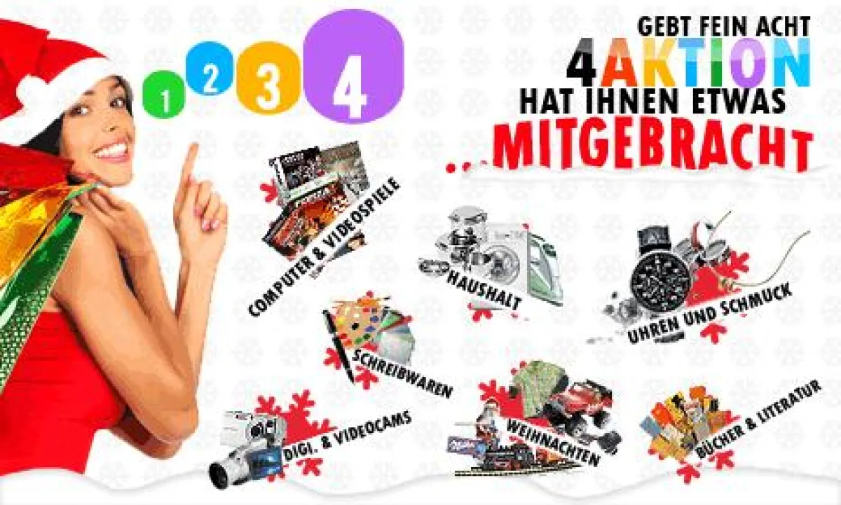 4aktion.de - Hier kauft der Weihnachtsmann