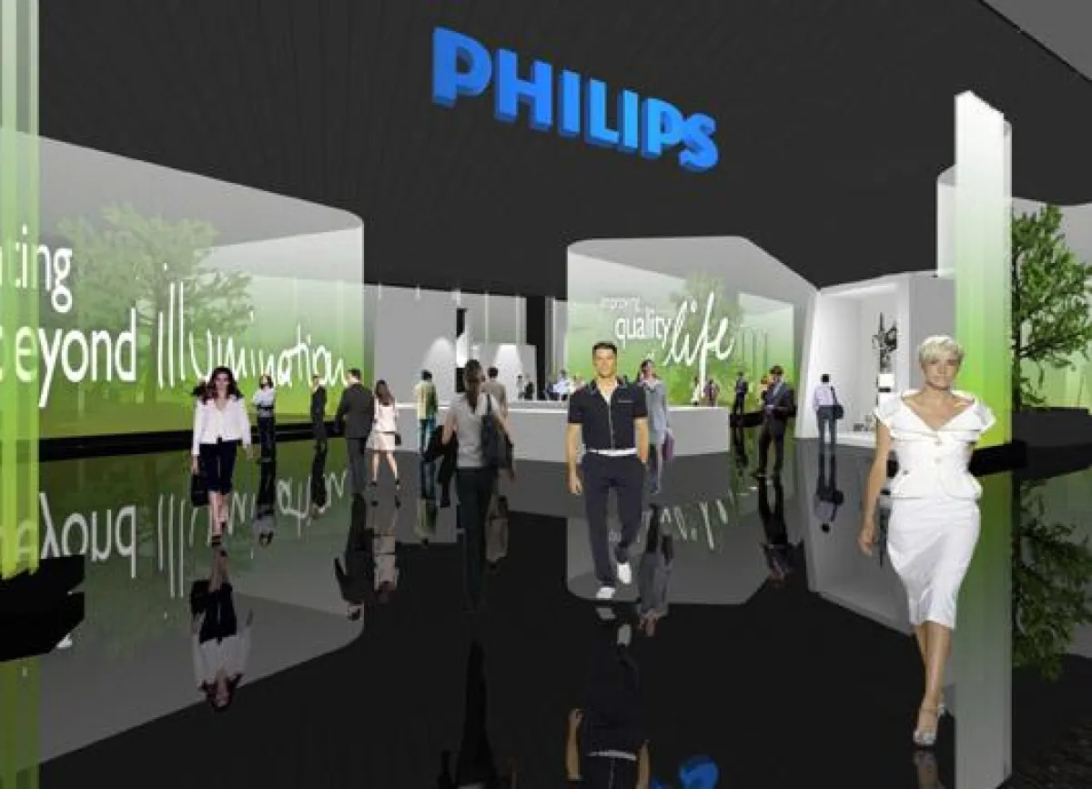Messedesign von D'art Design für Philips Lighting auf der Light+Building 2010