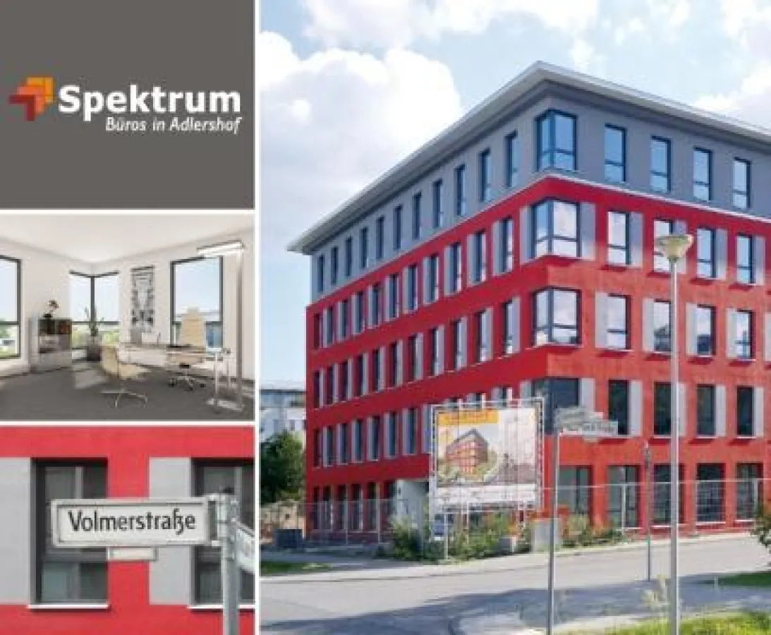 Nach der Fertigstellung des SPEKTRUM ADLERSHOF ziehen direkt die ersten Mieter ein. (Bild: PROJECT I