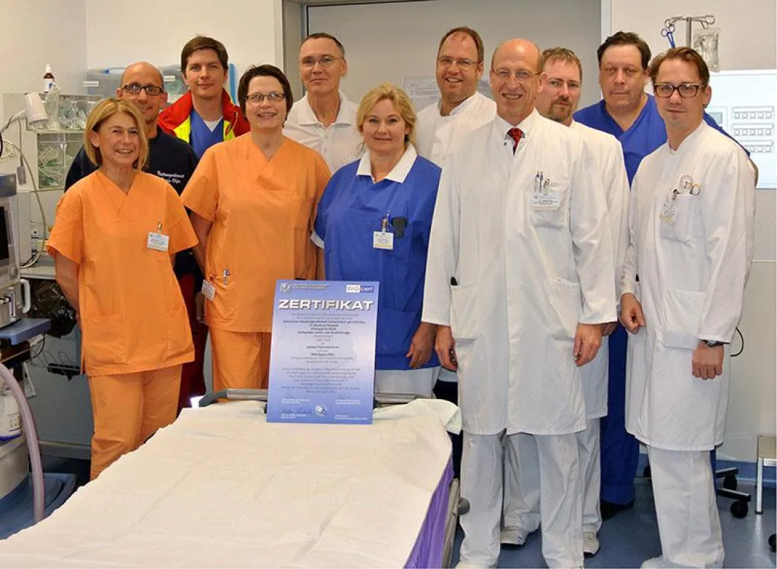 Das Team des Traumazentrums Olpe.