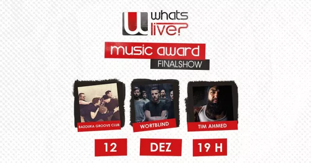 Bild: Finale des „whats live? music awards” mit 3 Bands aus Hessen